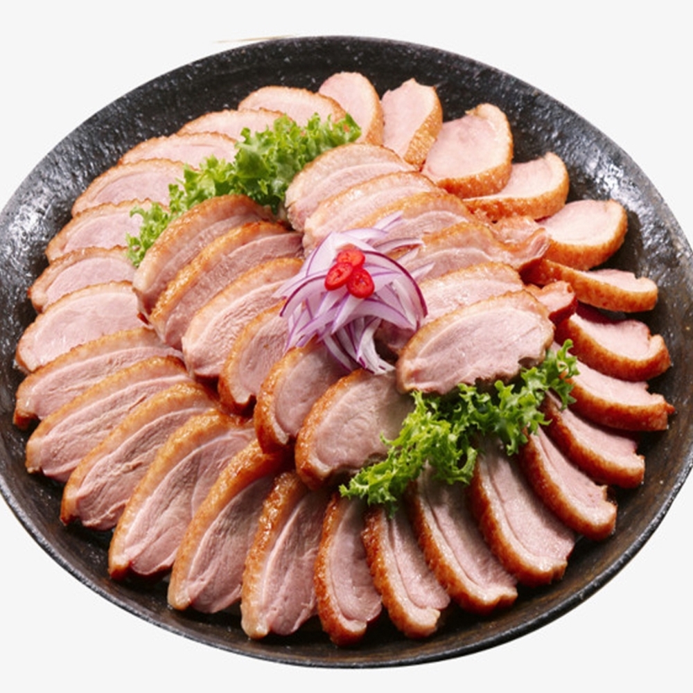 오리훈제 오리고기 훈제 슬라이스 600gX2봉 : 맛누림식자재