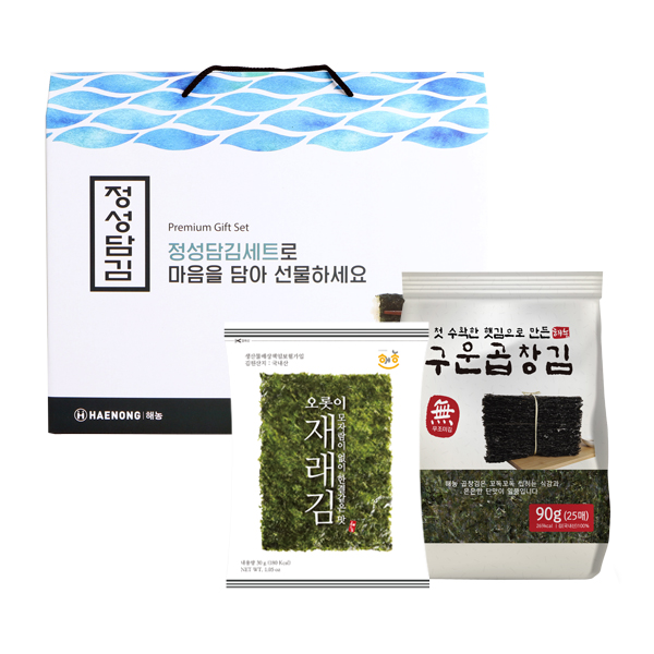 해농 정성담김 복합구성 김선물세트 : 주식회사 해농