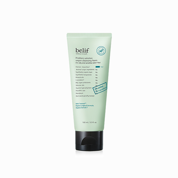빌리프 프라블럼 솔루션 비건 클렌징 폼 100ml : 도도한 뷰티