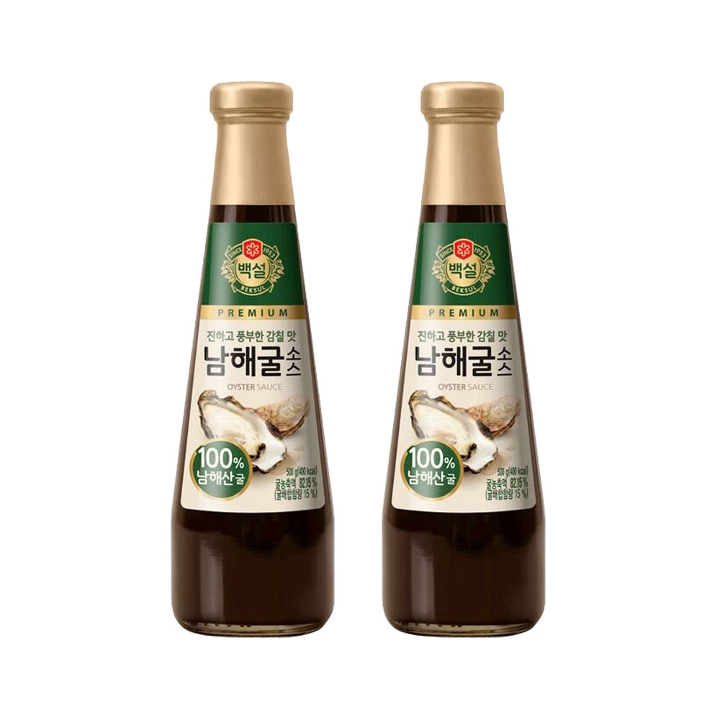 백설 남해 굴소스 500g x2개 : 쇼핑엔티