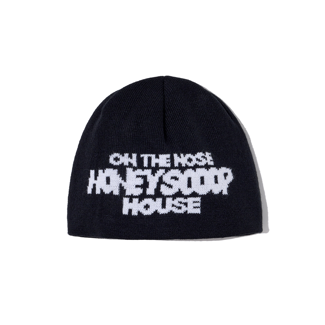HONEY SCOOP HOUSE 허니스쿱하우스 / HSH LOGO BEANIE / BLACK : 굿스포츠샵