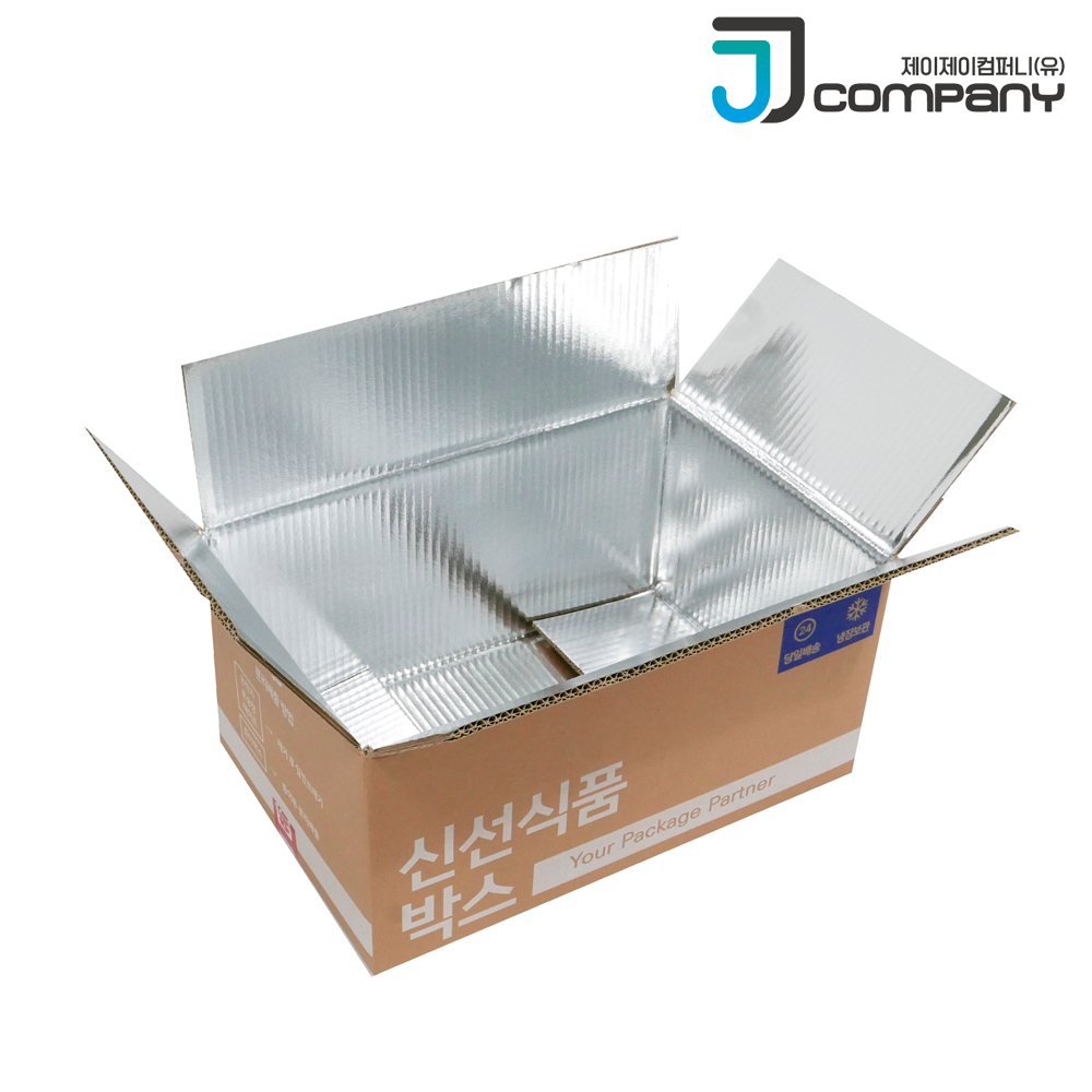 종이 보냉박스 스티로폼대체 택배 아이스박스 JJ-1호 : 제이제이컴퍼티