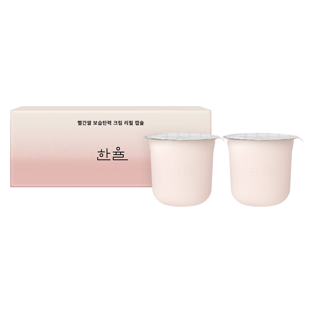[본사직영] 한율 빨간쌀 탄력보습 크림 리필세트 30ml+30ml : 한율
