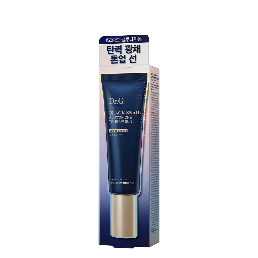 닥터지 블랙 스네일 글루타치온 톤업 선 50mL (SPF50+/PA++++) : 고운세상 닥터지