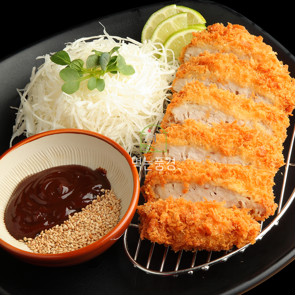 웰컴 킹 냉동 눈꽃 국내산 등심 돈까스 500g (100g X 5개) : 먹는풍경