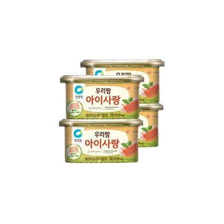 청정원 우리팜 아이사랑 햄통조림 190g × 4개 : 원라이브:쇼핑몰