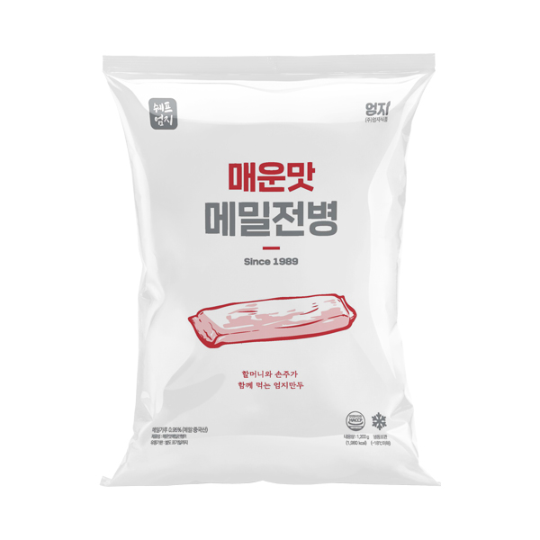 엄지 매운맛 메밀전병(1.2kg) : 수찬몰
