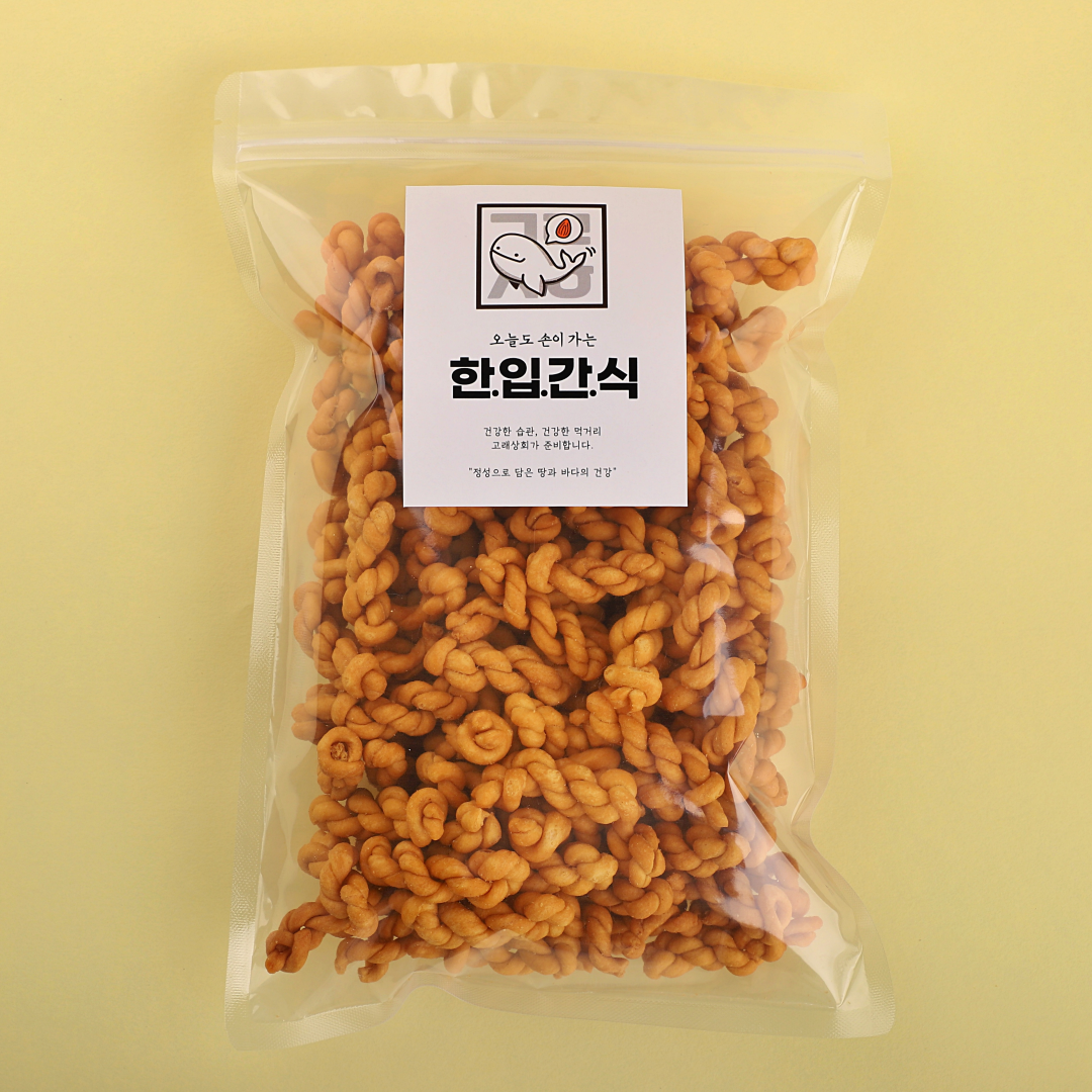 고래상회 꽈배기 과자 미니 추억의 옛날 간식 300g : 고래상회건어물
