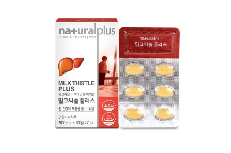 내츄럴플러스 밀크씨슬 플러스 비타민 미네랄 30정 : 주식회사 마루인터내셔널