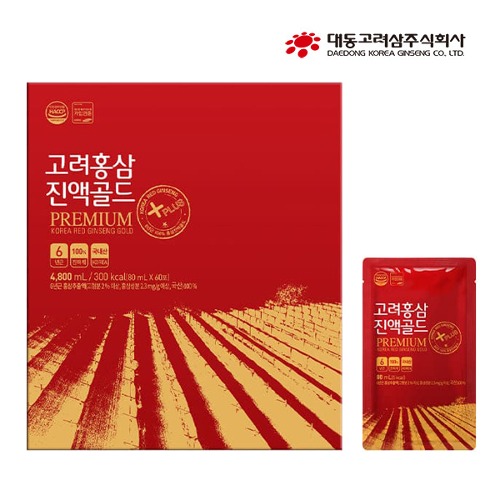 불로건 고려홍삼진액 골드 80ml 30포 : 금산진웰빙