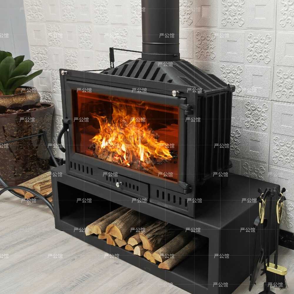 주물 벽난로 주택 화목 난로 장작 펜션 카페 가정용 (730x440x675)+장작장공급 : 나루Market