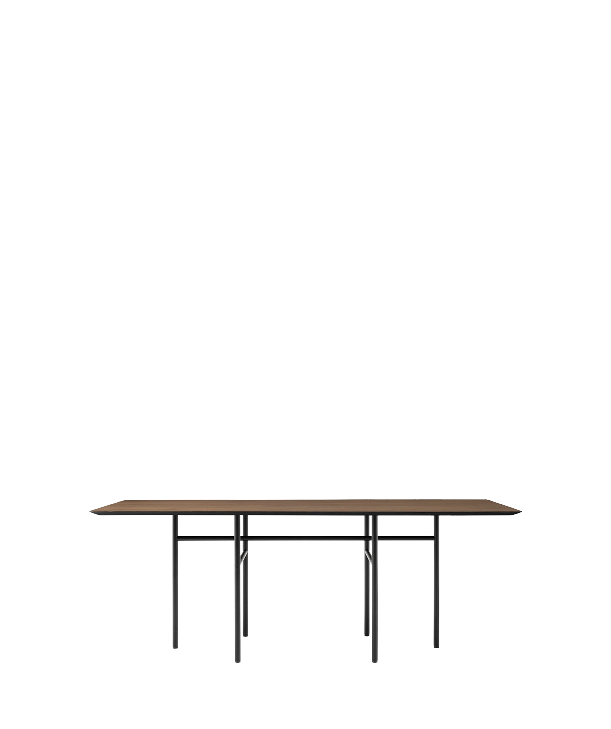 [오도코펜하겐] SNAREGADE DINING TABLE, RECTANGULAR - DARK STAINED OAK/BLACK STEEL : 리케디자인