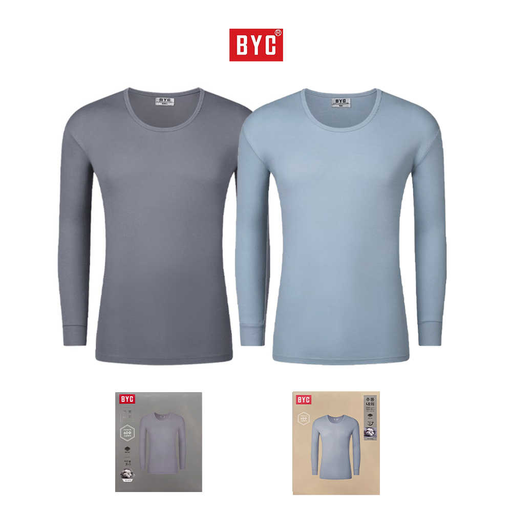 BYC 60수 남성내복 상의단품 : BYC 에이플러스