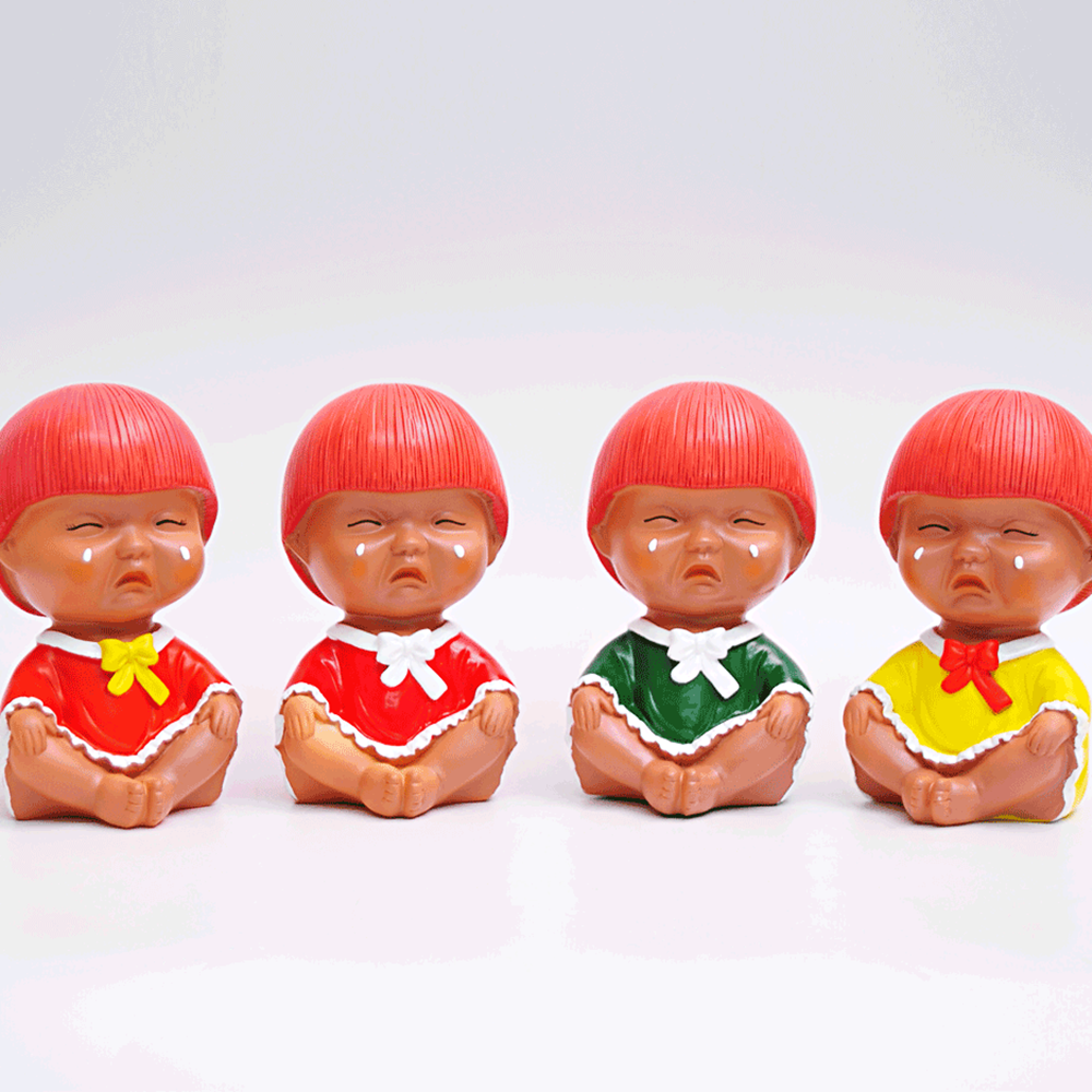 대형 못난이 인형 못생긴인형 울보인형 장식품 인테리어소품 : 그린티비