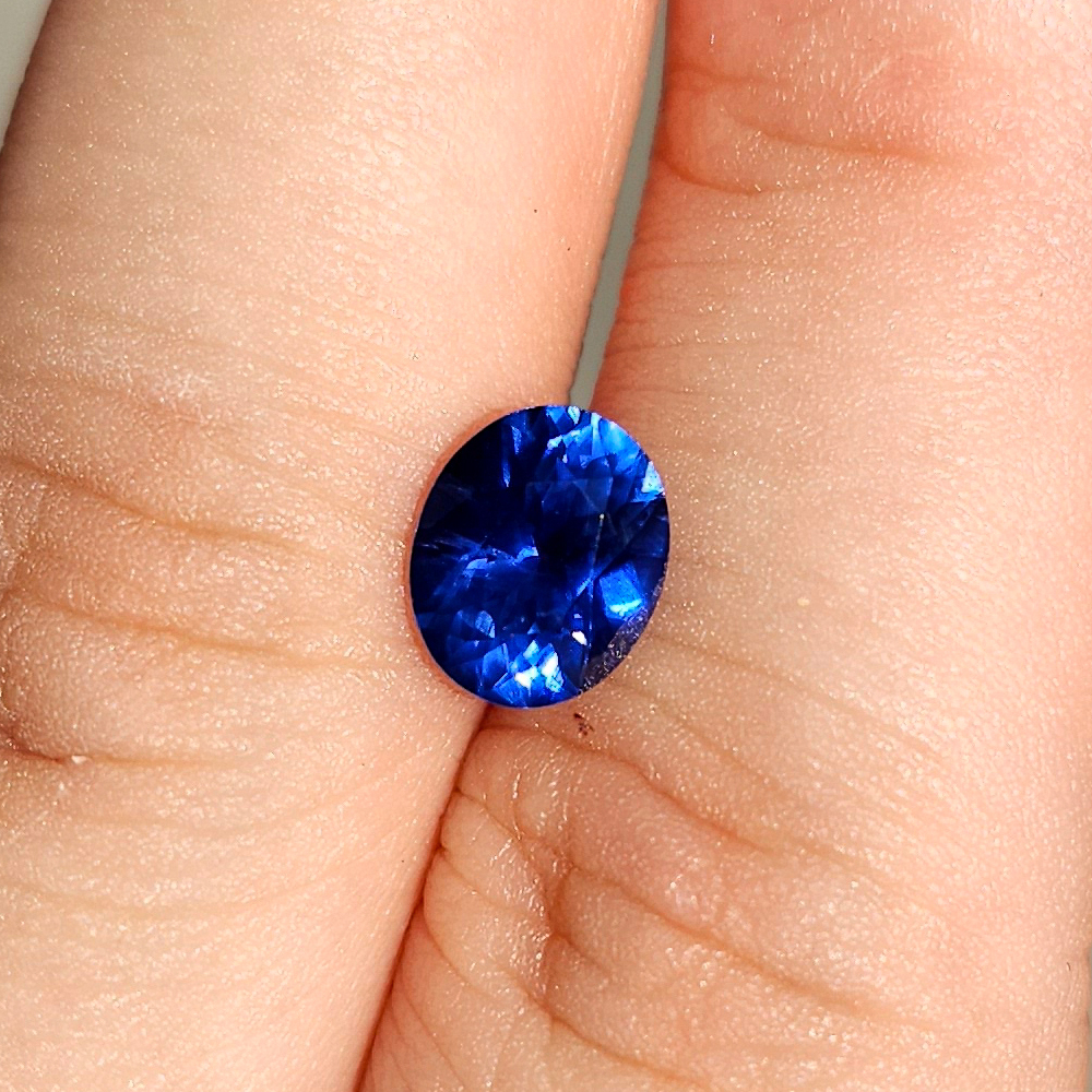 1.7ct 정밀컷 블루 사파이어 : 청연 공방