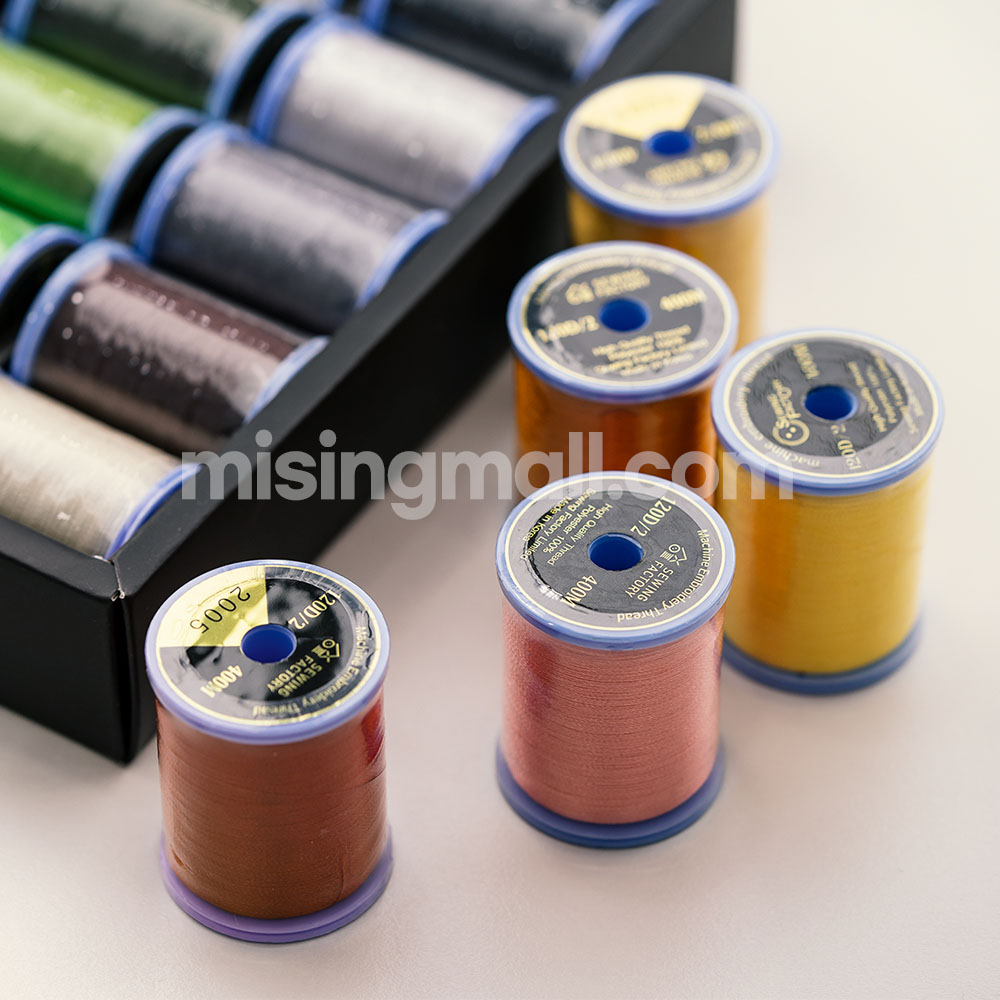 SF 자수사 낱개구매 자수실 40color 소잉팩토리 : 부라더미싱 소잉팩토리용인점
