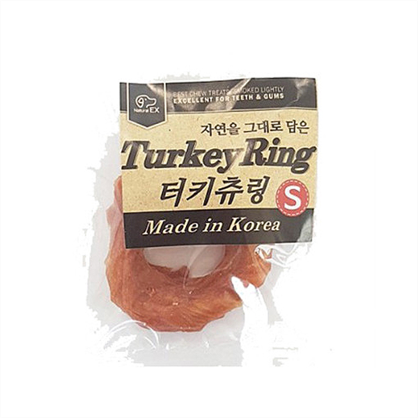 네츄럴EX 터키츄 하드링 S 강아지 껌 : 로드펫