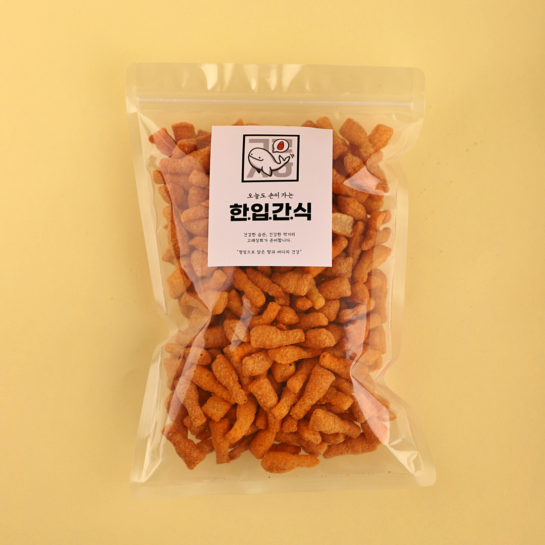 고래상회 닭다리 과자 꼬꼬스낵 400g 미니 추억의 옛날 간식 : 고래상회건어물