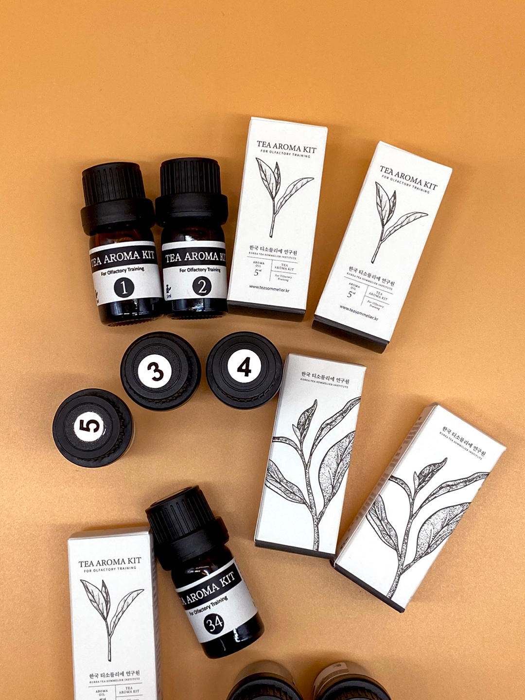 후각훈련 교육용  티 아로마 키트 40종 택1 /  TEA  AROMA KIT  40종  / 한국티소믈리에연구원 : 한국티소믈리에연구원
