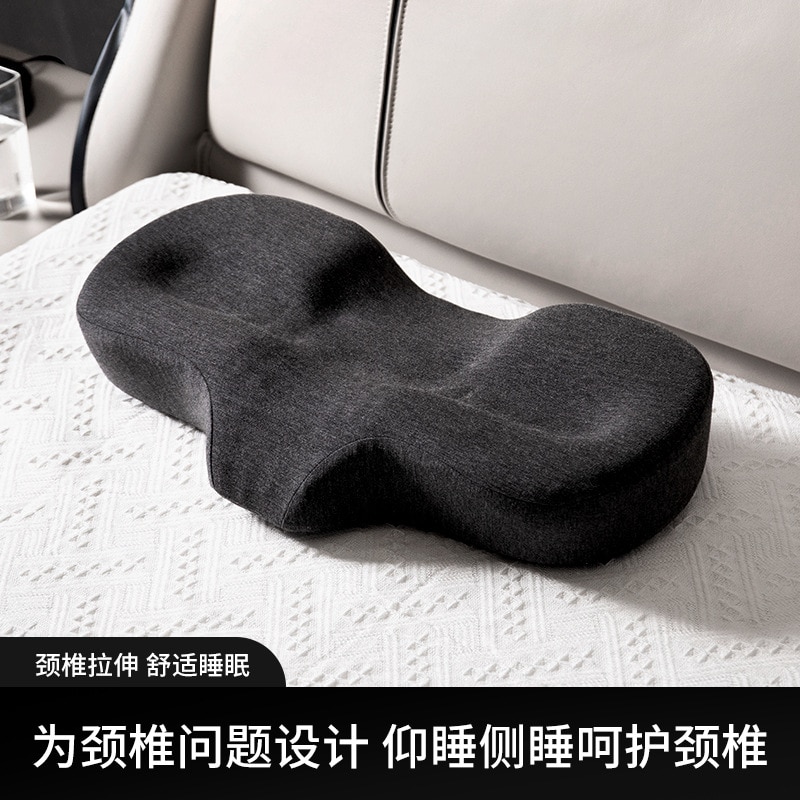 꿀잠 목이편한 미용 메모리 스폰지 수면 목 베개 에이징 주름 메모리폼 경추 편안한 방지 : 원글로벌스토어