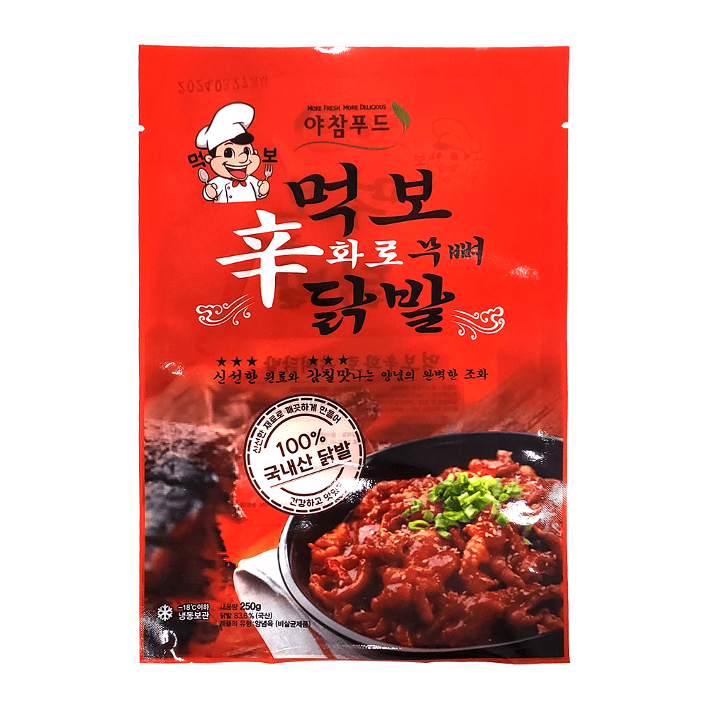 [418] 야참 먹보 신화로 무뼈닭발 250g (국내산) : 야참푸드