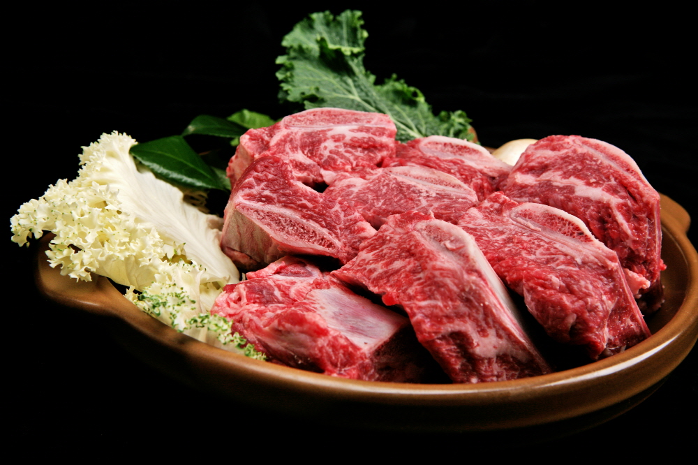 나래고기 명품 한우 갈비살 선물세트1kg : narae meat