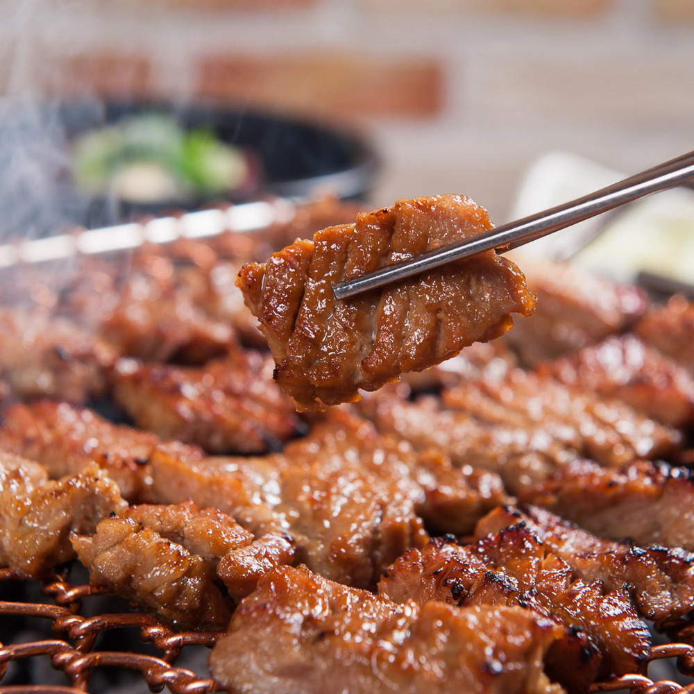 고기가좋다 숯불 양념 수제 갈비 국내산 돼지갈비 밀키트 300g 1+1 : 고기가좋다