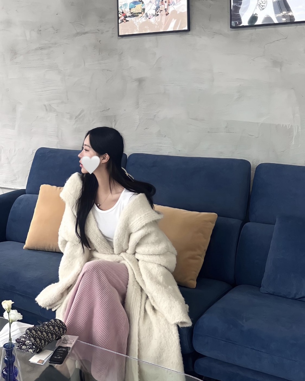 후드 롱 울 가디건 (4Color) : 오앤므