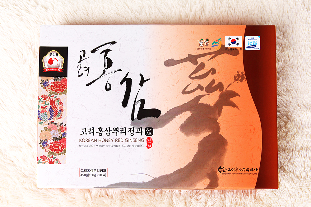 고려홍삼 뿌리정과 세트 1호(명인정), 홍삼정과, 홍삼절편 : 송학고려홍삼