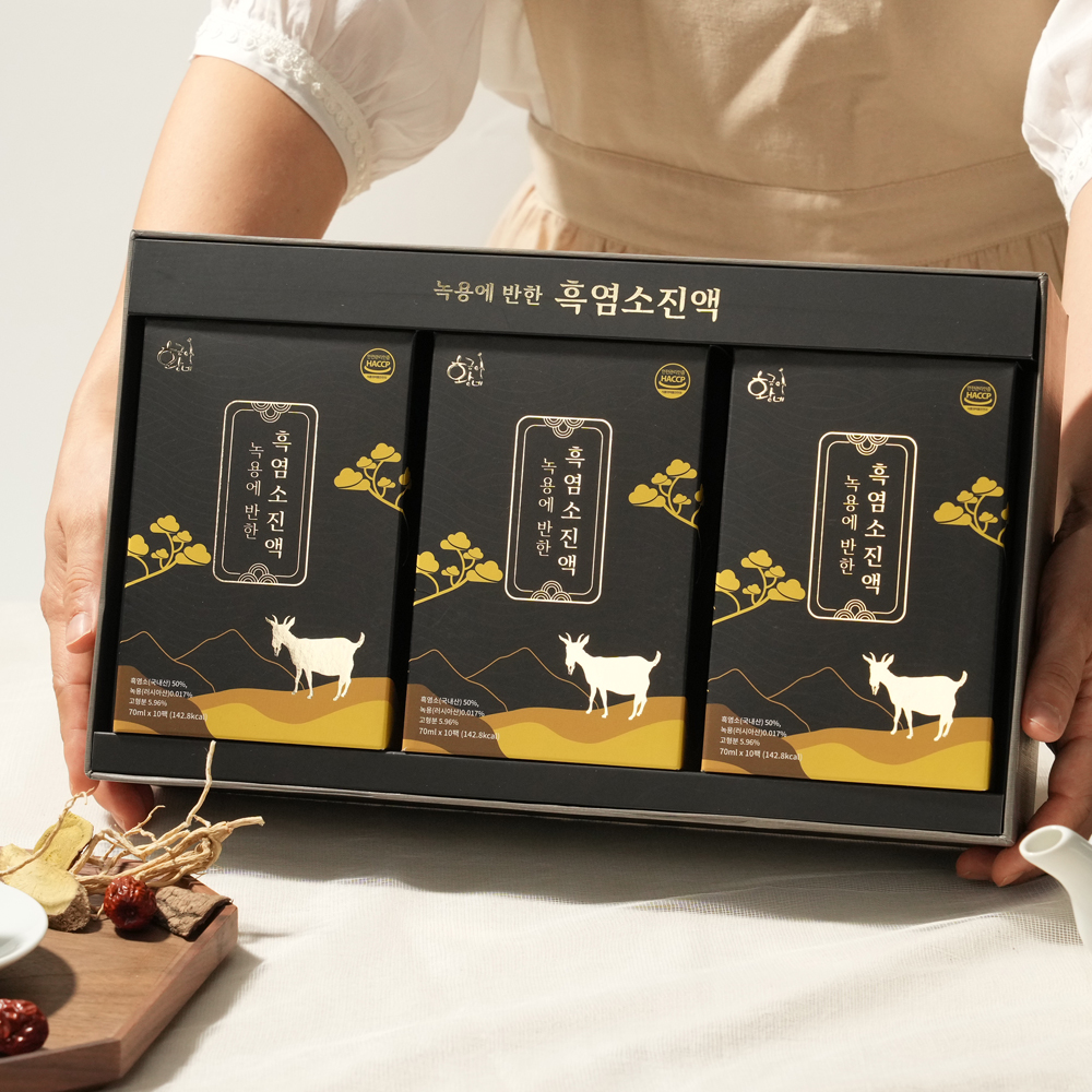 녹용에 반한 흑염소진액 70ml 30포 즙 엑기스 : 황금이네