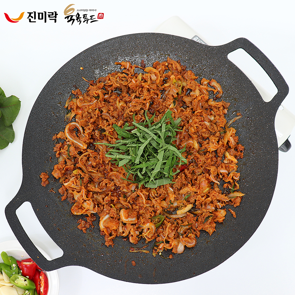 진미락 육육푸드 한입 오돌뼈 술안주 캠핑 밀키트 200g x 2EA : 육육푸드