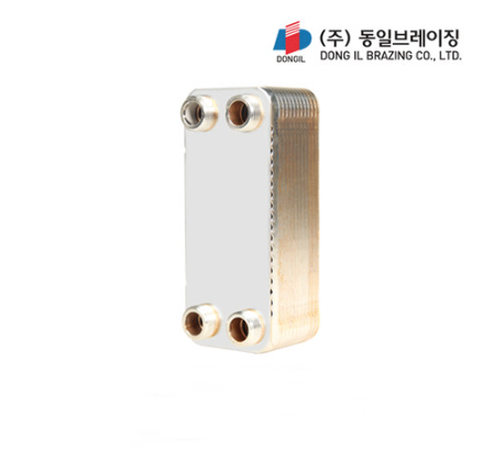동일브레이징 열교환기 3만칼로리 DIC-193-23 판형 브레이징타입 거치대 장착가능 : 경동무역