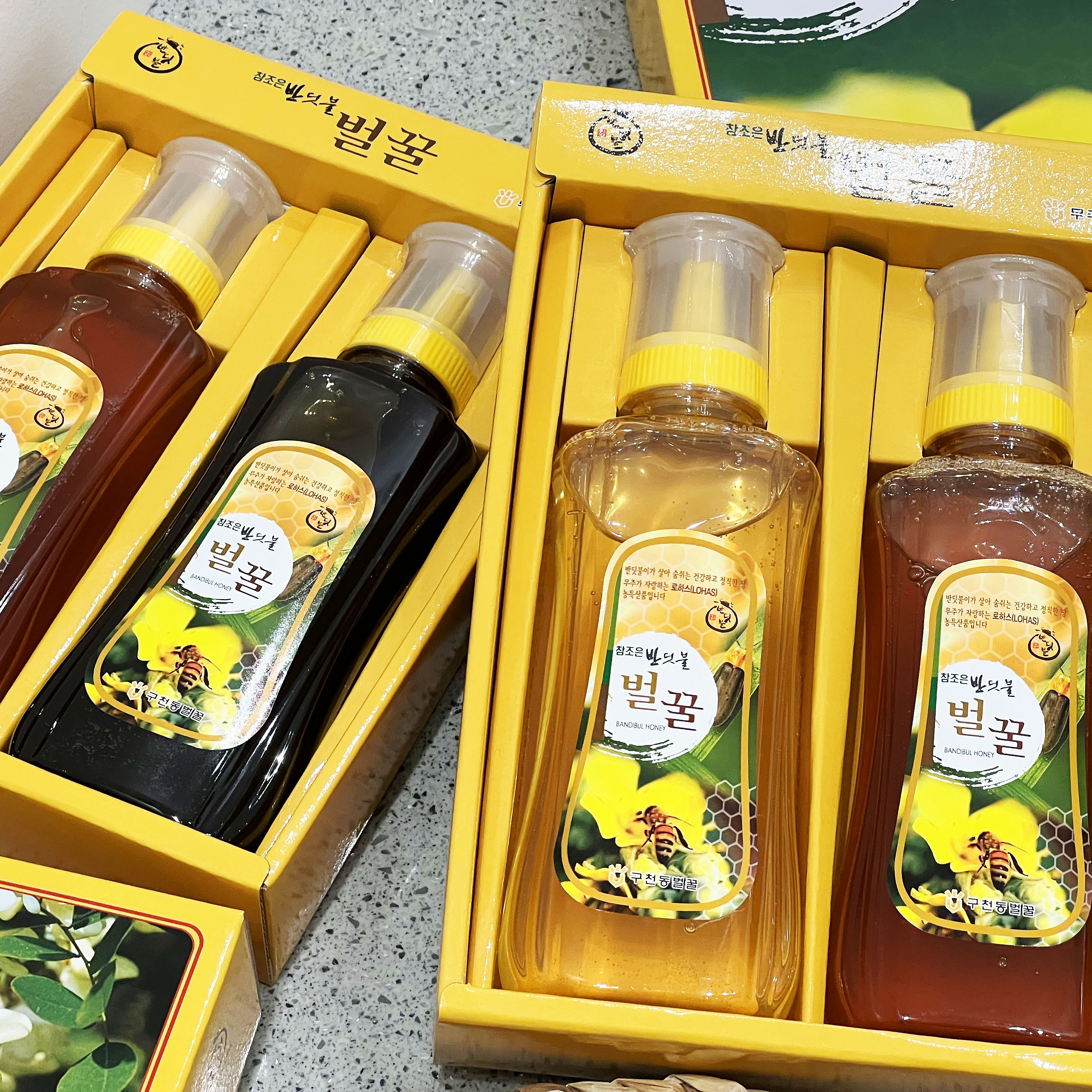 무주 덕유산 구천동 천연 벌꿀 아카시아 야생화 밤꿀 500ml 1kg 1.2kg : 반디푸드