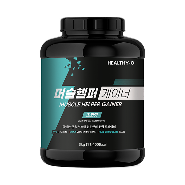 머슬헬퍼 게이너 단백질보충제 프로틴 체중증가 살찌는 단백질쉐이크 초코맛 1kg 1통 : 헬시오