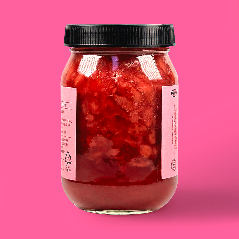 [딸기청] 땡큐뚜루 과일청 350g 자일로스설탕 답례품 선물 : 땡큐뚜루