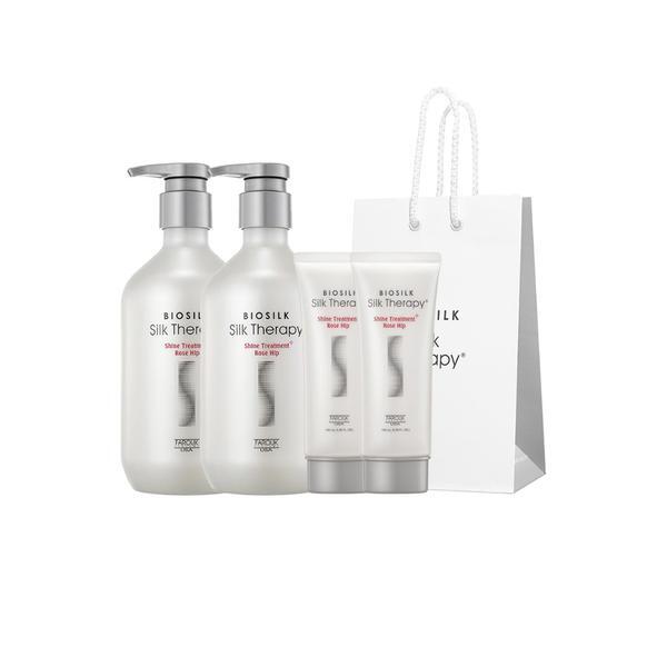 실크테라피 샤인 트리트먼트 로즈힙 500ml 2개 + 플러스 100ml : 원라이브:쇼핑