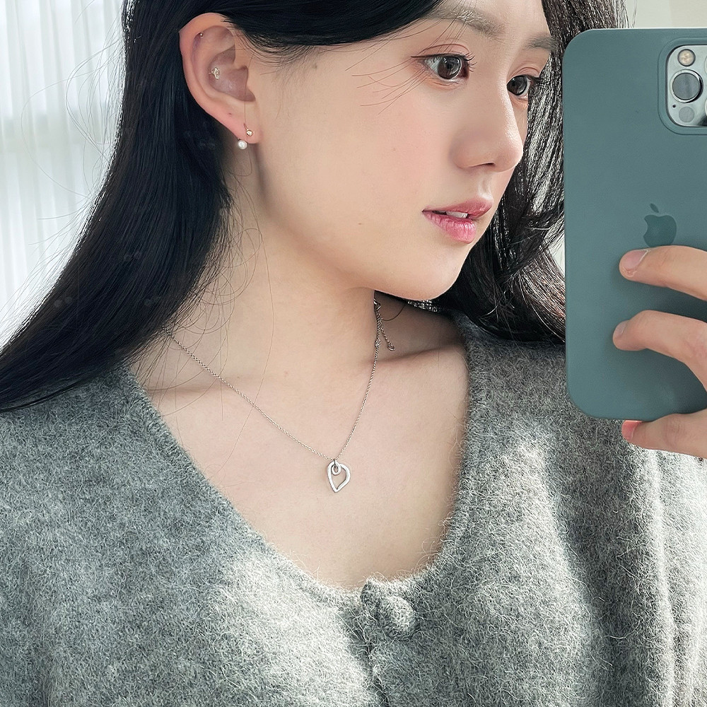 온더마스 14k 진주 커브 피어싱 귀걸이 아웃컨츠 트라거스 : 온더마스