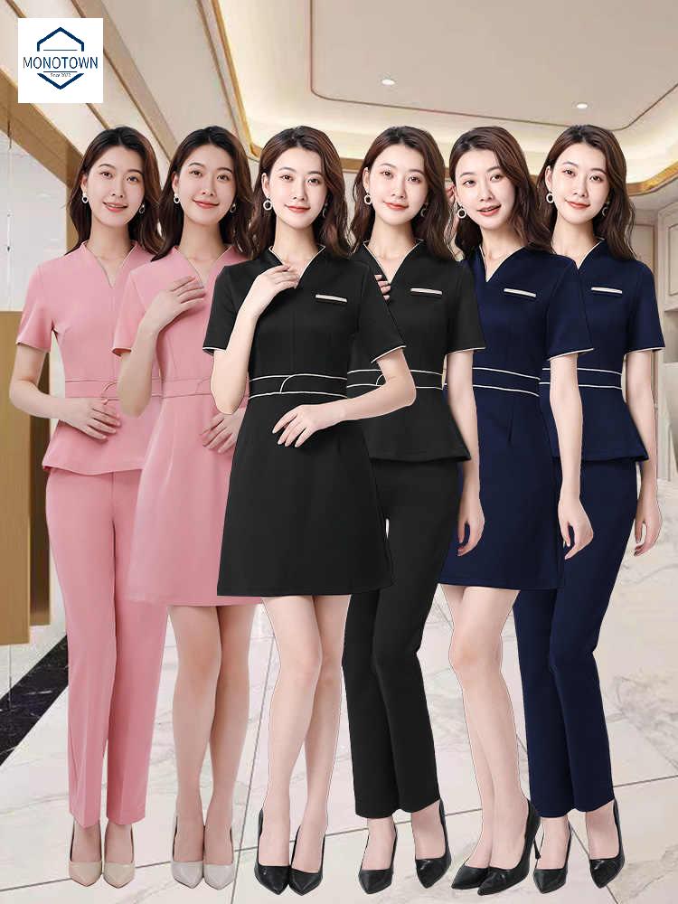 마사지샵 안내 데스크 스파 피부 관리실 유니폼 : 샤오웨이
