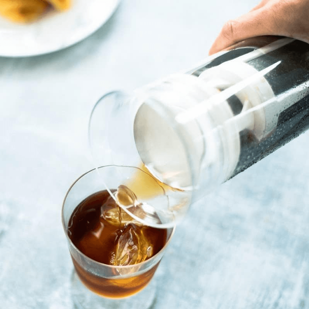 하리오 콜드브루 HARIO 글라스피쳐 완성 용량 800ml 화이트 : 월드와이드 직구