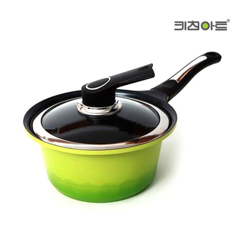 II 키친아트 통주물 세라믹냄비S 편수냄비 (18cm) ( 한손 냄비 : 대현상사