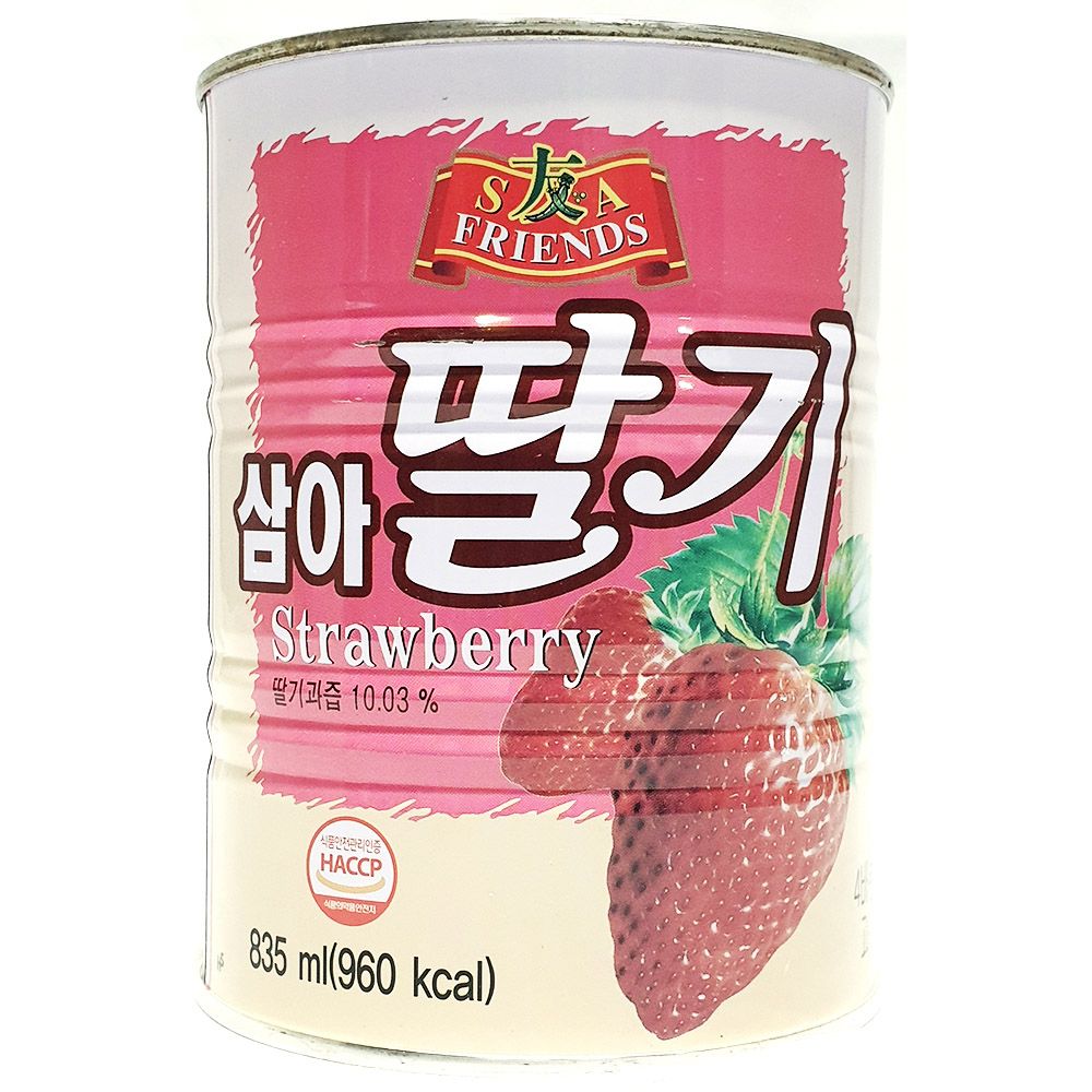 딸기원액 삼아 835ml 과일 카페 베이스 농축액 업소 통조림 식당 : 착한커머스05