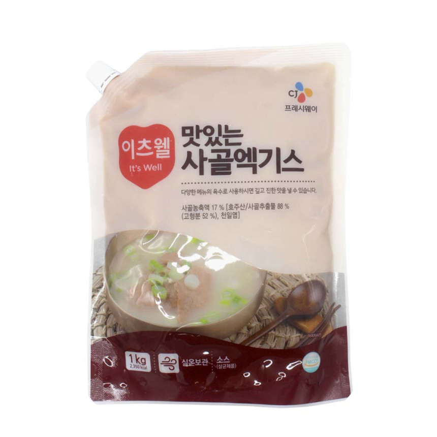 CJ 이츠웰 맛있는 사골엑기스 1kg : 훈스상회