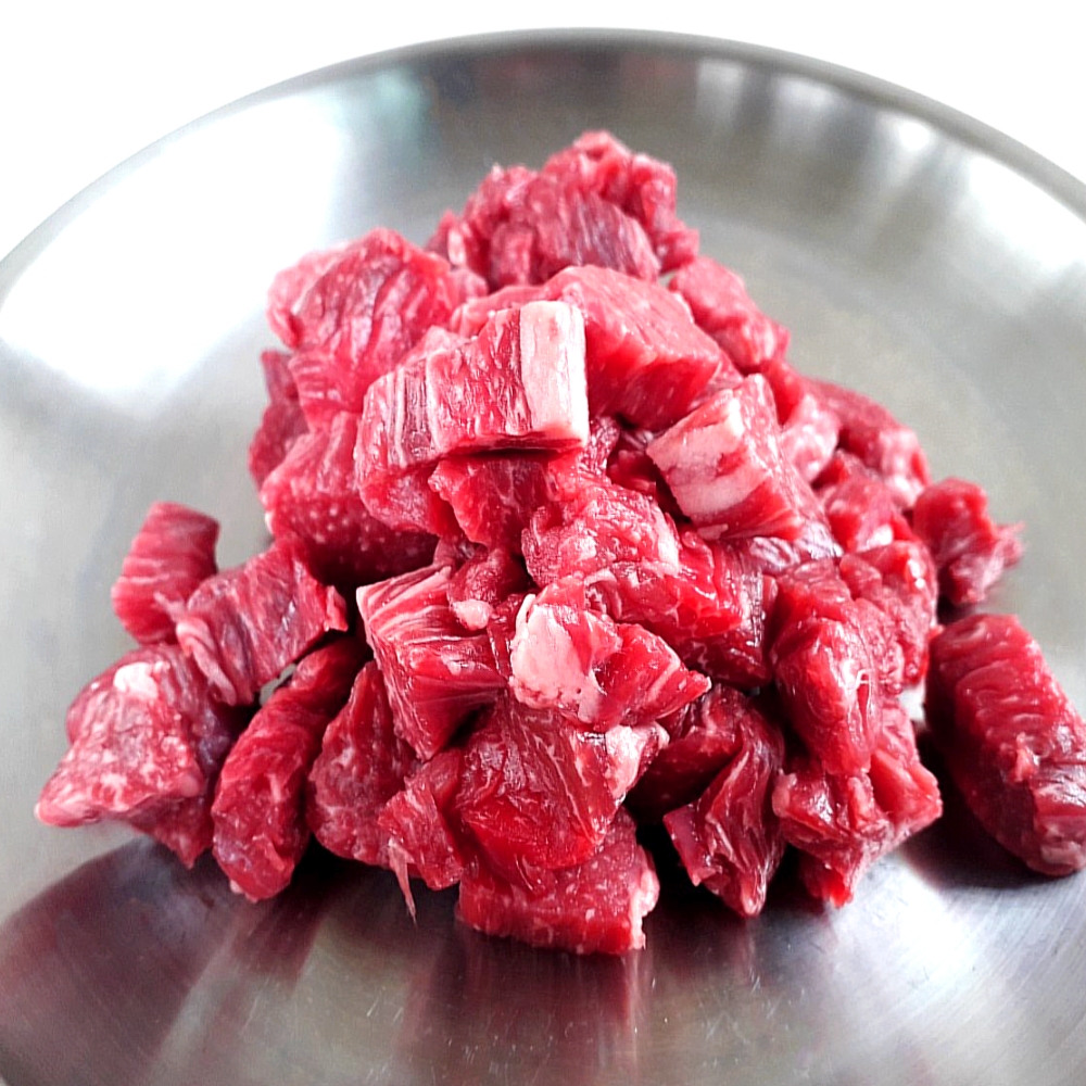 투쁠 한우 국거리 양지 우둔살 300g 500g : 매월상회