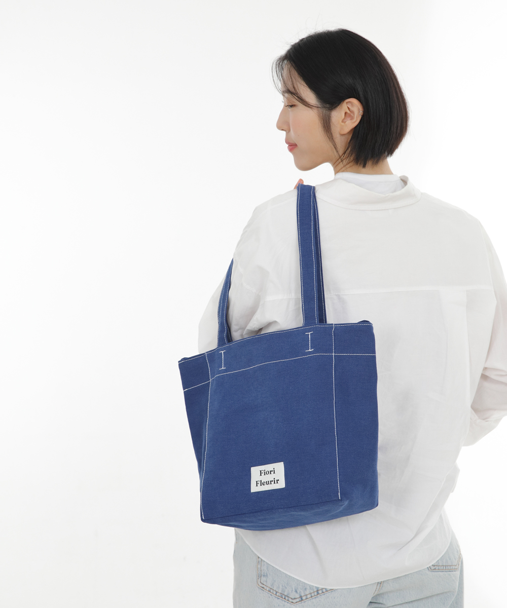 피오리플레리르 fiorifleurir BRISA CANVAS BLUE 숄더백 : 피오리플레리르