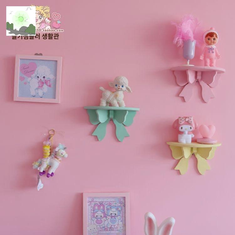 선반 파스텔 벽선반 리본 인테리어 : HILLZO-JHL