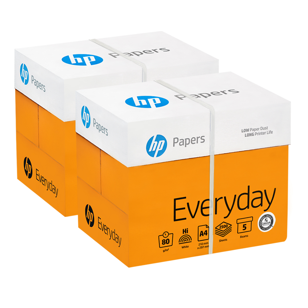 HP A4용지 복사용지 80g 2500매 2BOX : 엑소