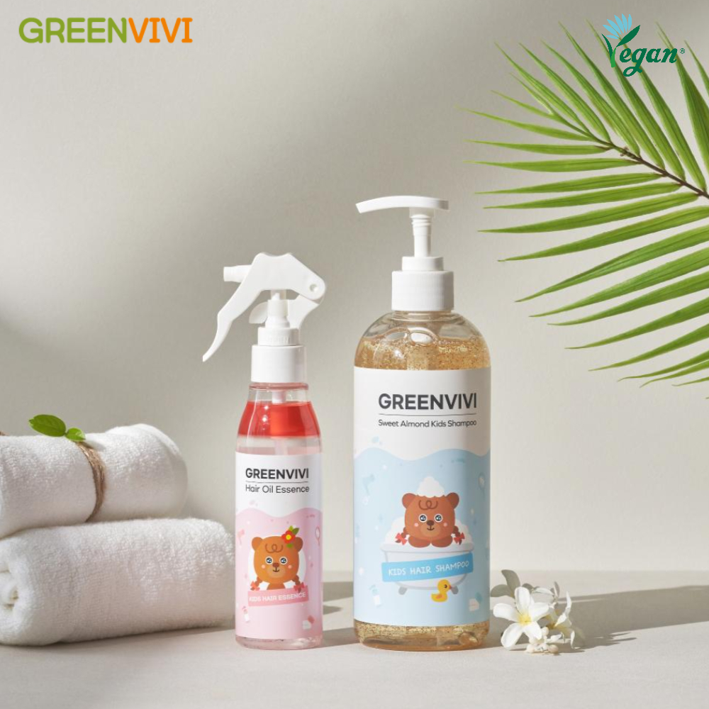[그린비비] 어린이 키즈 지성 두피 딥클렌징 비건샴푸 500ml 초등학생 사춘기 추천 : Greenvivi
