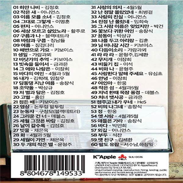 SY053 추억의 7080애창곡/카페음악 60곡 USB음반 : 마당돌