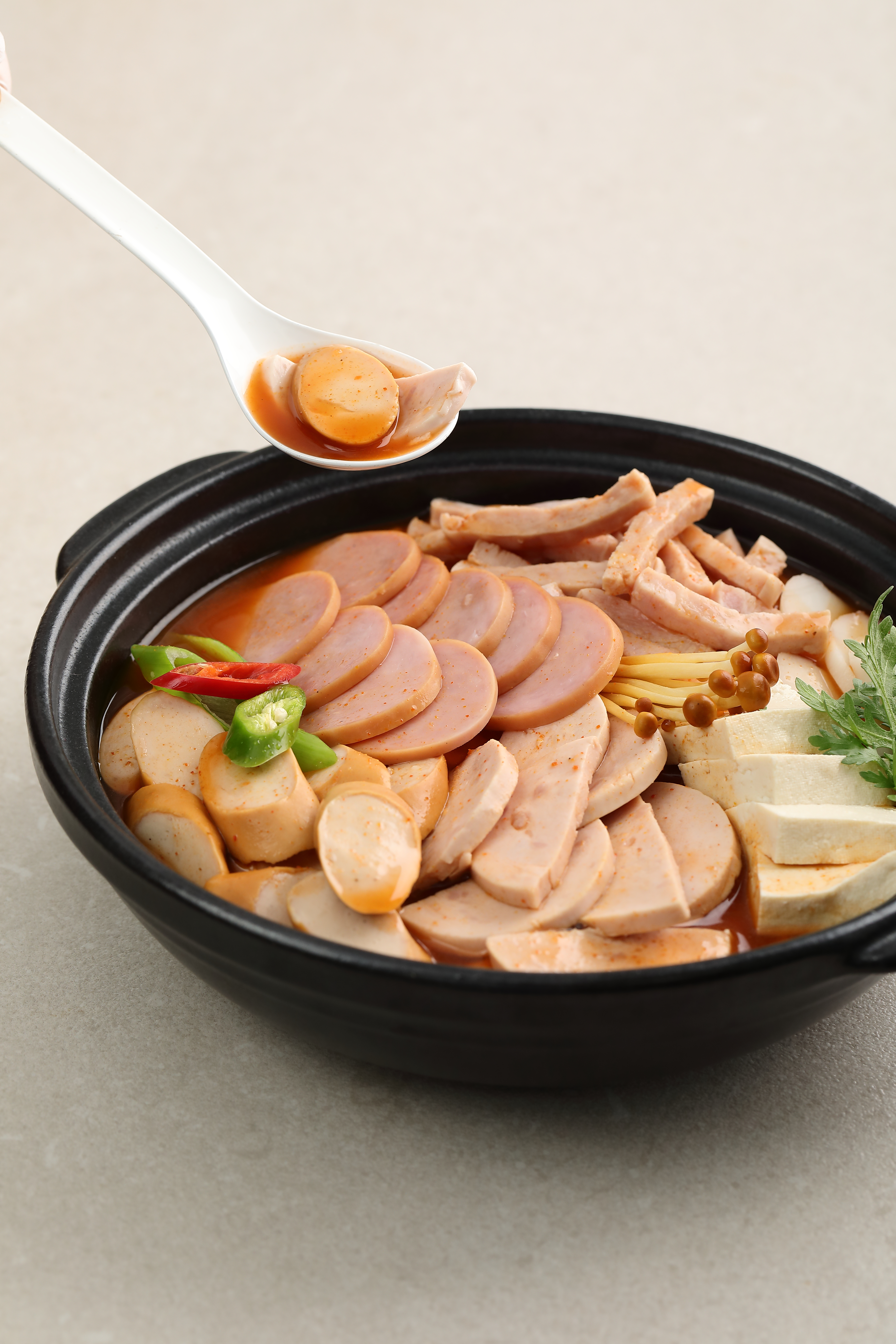 선진 맛깔진햄듬뿍부대찌개 400g 3봉 : 선진팜