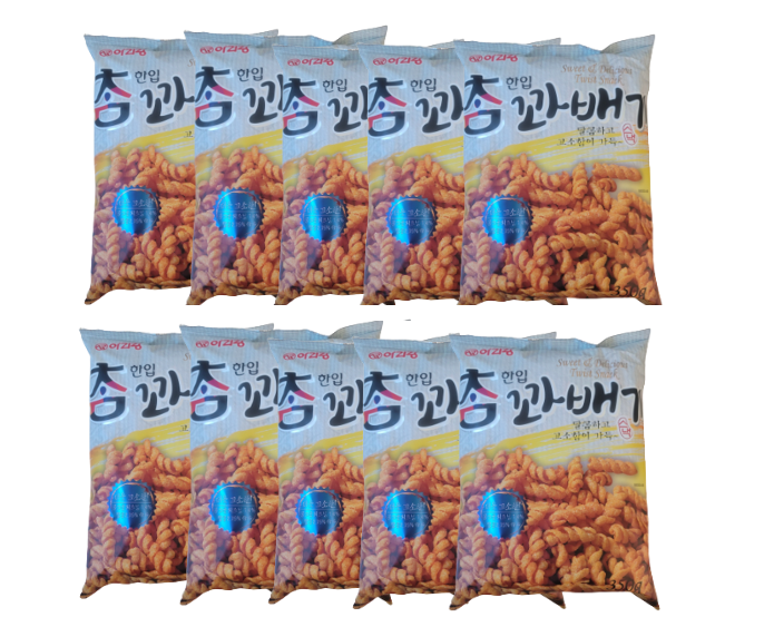 아리랑 한입참 꽈배기 320g 옛날과자 전통과자 탕비실과자 : 국제물류